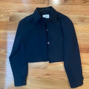 EUC Aritzia Wilfred Little Cropped Jacket in Black / size S